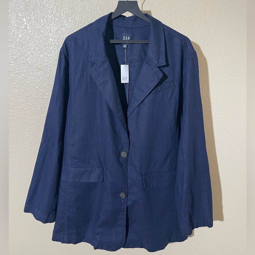 GAP Men's Deep Blue Blazer